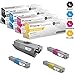 CS Replacement Toner Cartridge Compatible with Okidata C330 44469801 Black 44469703 Cyan 44469701 Yellow 44469702 Magenta C17 C310dn C310 C330 C331dn C531 C330dn C530 C531d MC562 4 Color Set.