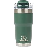 Pelican Traveler XP22T01407 22 oz. Double Wall Stainless Steel Travel Tumbler, 7736C