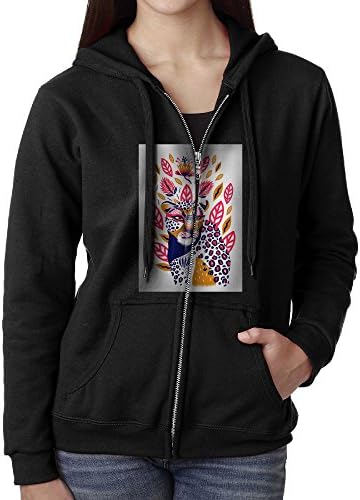 YKDJS WIWI Red Eyes and Leaves Tiger Zipper Coaches Womens Unique