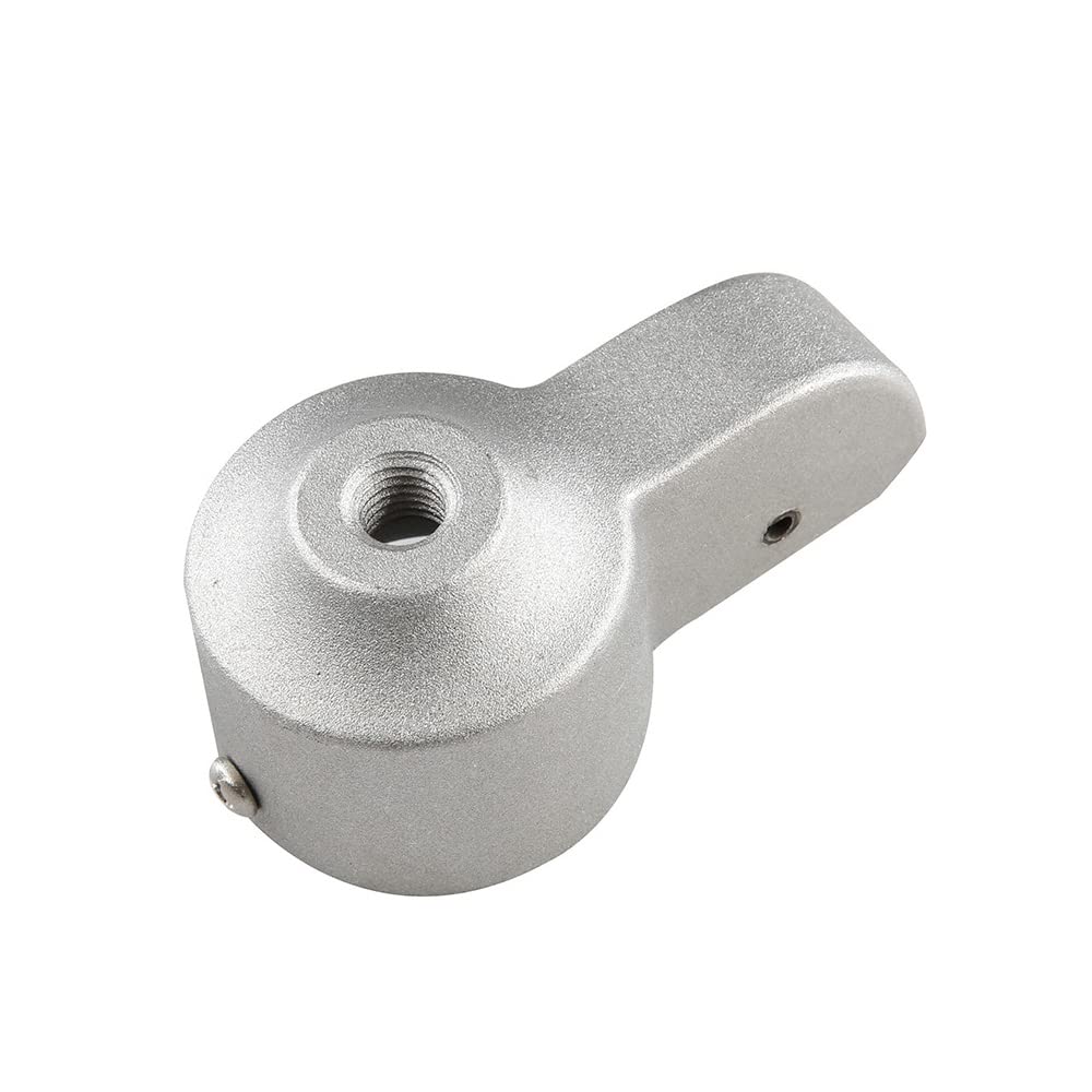 TopHomer Flagpole Standard US Accessories, Cast Aluminum Truck with Fixing Screws, Flagpole Halyard Stationary Truck Fit for 2" Diameter Flagpole(Silver)