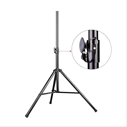 Robusto Soporte De Altavoz De Acero, Con Altura Ajustable Piso ...