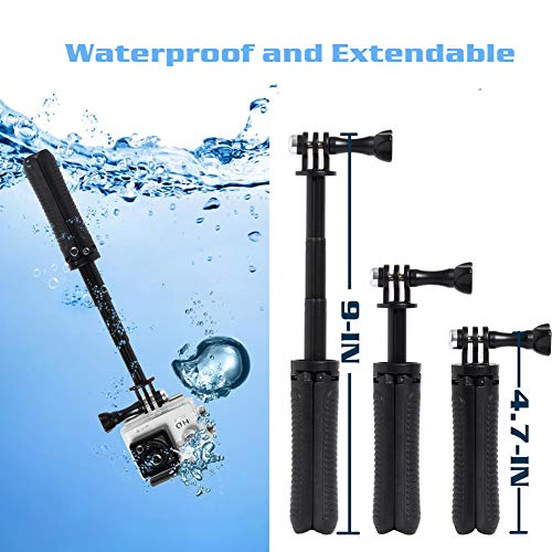 image for Extendable Selfie Stick Tripod for Gopro,SHSHIHONG Mini Telescopic Han