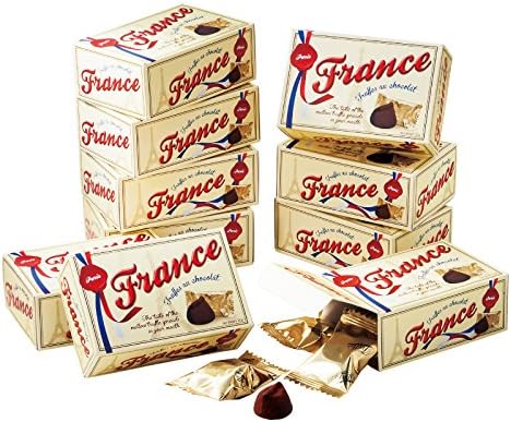 Amazon フランスお土産 フランス ミニチョコトリュフ 10箱セット 海外 みやげ フランス 土産 おみやげ宅配便 チョコレート 菓子 通販