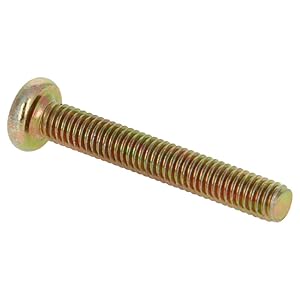 MroMax M6 x 40mm Hex Socket Flat Head Screws Furniture Bolts Fastener Full Thread Carbon Steel Colorful 10pcs