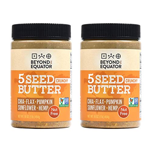 BEYOND THE EQUATOR 5 Seed Butter [Crunchy] Sunflower Seed, Chia Seed