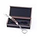 FlyingColors Laguiole Classic Pocket Knife. Stainless Steel, Perfect Key Chain, Wood Handle, Gift Box