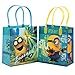Minions Despicable Me Banana  Small Reusable Party Favors Goodie Gift Bags ( 12 Bags)
