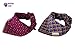 WZPB 2 Pack Bandana Bibs Triangle Head Scarf Accessories Neckerchief for Small to Large Pet Dog and Cat