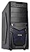VIVO Black ATX Mid Tower Economy Computer Gaming PC Case, Black Desktop Shell, 4 Fan Mounts, USB 3.0 Port (CASE-V01)