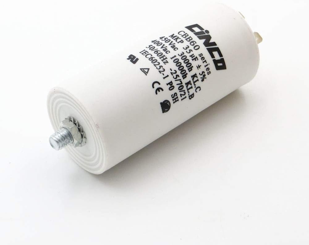 Fetcus CBB60 Motor Run Capacitors 35uF 400V 450V 4pins SH DB Polypropylene Film Ac 450VAC Water Pump electrical engine 35mfd 35mf