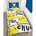 Pokémon Pikachu Single/US Twin Duvet Cover and Pillowcase Set