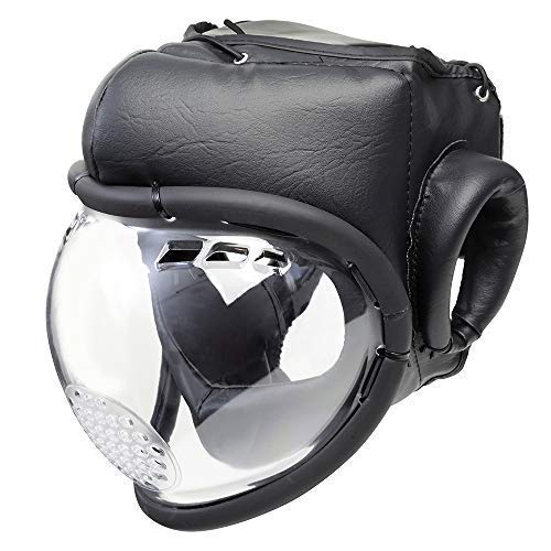 Kudo Black Full Face Weapons Full contact Head Guard - SR