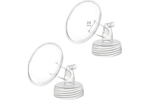 Momstouch 24mm Flange Compatible with Spectra S1 S2 9 Plus Synergy Gold Breastpump Replacement to Spectra Pump Parts and Spectra Flange; Not Original; Replaces Spectra Shield