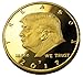 Not My President - Donald Trump Treason & Impeachment, 24kt Gold Plated Coin & Stand