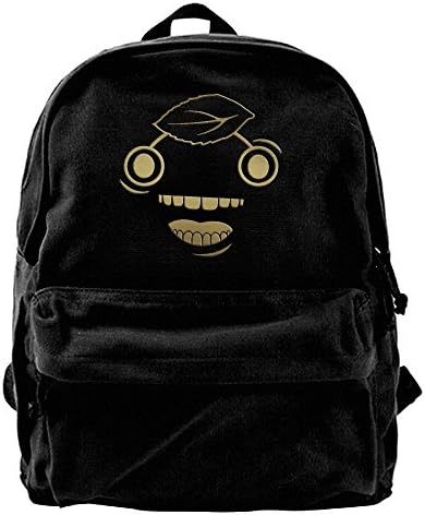 Canvas Backpack, Guava Juice Casual Computer School Bag Daypack For Travel, Hiking, Camping
