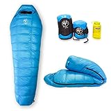 Outdoor Vitals Summit 20°F Down Sleeping Bag, 800 Fill, 3 Season, Mummy, Ultralight, Camping, Hiking
