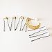 QTMY 6 PCS Metal Star Moon Pearl Hairpin Hair Clips Hair Accessories
