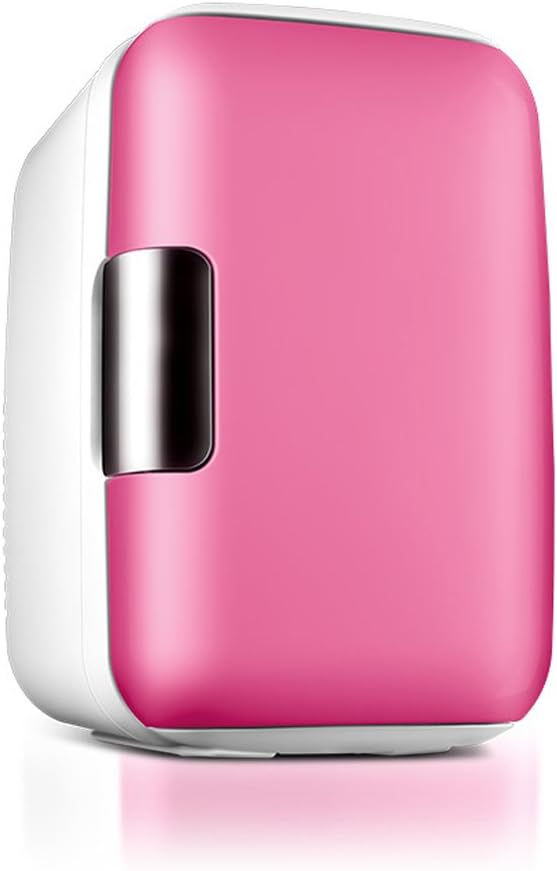 JCOCO 6L Mini fridge Cooler and Warmer(Home Office And Car Use) (color : Pink)
