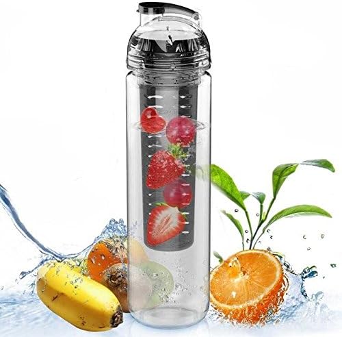 AVOIN colorlife 800ml Sport Fruit Infuser Water Bottle