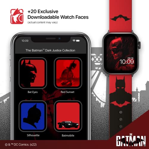 DC Comics The Batman Red Justice Smartwatch Band Officially