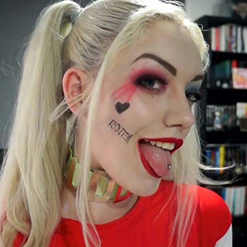 COKOHAPPY 4 Large Sheets SS Temporary Tattoo HQ & The Joker Sticker 80+ Tats Costume/Cosplay Party Accessories