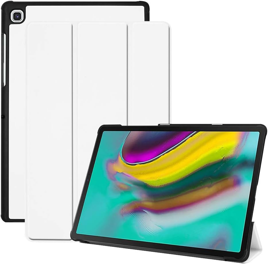 Gosento Samsung Galaxy Tab S5e Case, Ultra Slim Smart Case Cover with Stand Function Multiple Viewing Angles Shell for Galaxy Tab S5e T720/T725 10.5（2019）(White)