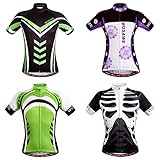 WOSAWE Mens Breathable Cycling Jersey 4D Padded Breathable Quick Dry