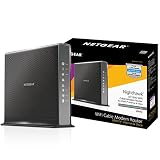 NETGEAR Nighthawk AC1900 (24x8) DOCSIS 3.0 WiFi Cable Modem Router Combo For XFINITY Internet & Voice (C7100V) Ideal for Xfinity Internet and Voice services