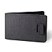 Slim Wallets for Men - Mens Wallet Card Holder - Minimalist Front Pocket Wallet with Elastic (Black-MF)