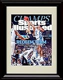 Framed UNC Tar Heels 2017 National Champs! Sports Illustrated Autograph Replica Print - Meeks Block!