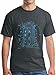 Vitruvian Police Box Shirt Leonardo Da Vinci T-Shirt XL Dark Heather