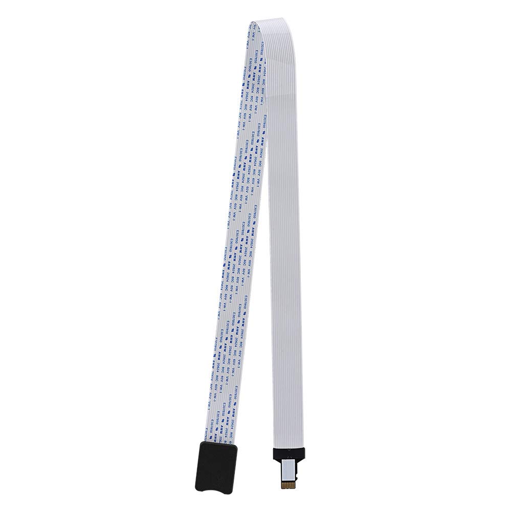 VBESTLIFE TF to TF Extension Cable, Micro SD Memory Card Slot to TF Card Extender Cable with Case Extension Linker Compatible with GPS DVD (60cm)