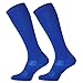 DANISH ENDURANCE Organic Graduated Compression Socks (Blue 1 Pair, US Women 11-13 // US Men 9.5-12.5)