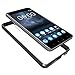 Nokia 6 Case, MicroP [Drop Protection] Slim Fit TPU Grip Bumper Clear Hard Plastic Backplate [Transparent] Hybrid Phone Case for Nokia 6 (Black)