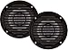 Jensen MS5006BR Black 5.25" Dual Cone Waterproof Speakers