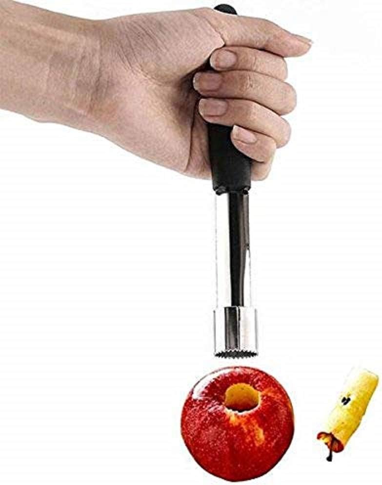 TUZECH Apple Cutter with Push, Corer and Slicer with Stainless Steel