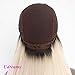 Udreamy Platinum White Blonde Heat Resistant Synthetic Lace Front Wigs for Women 24 Inch