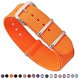 Premium Canvas Fabric Watch Bands Ballistic Nylon Straps Width 16mm 18mm 20mm 22mm 24mm