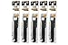 Pilot Frixion Ball slim Gel Ink Pen Refill-0.38mm-black-pack of3x5pack Value Set