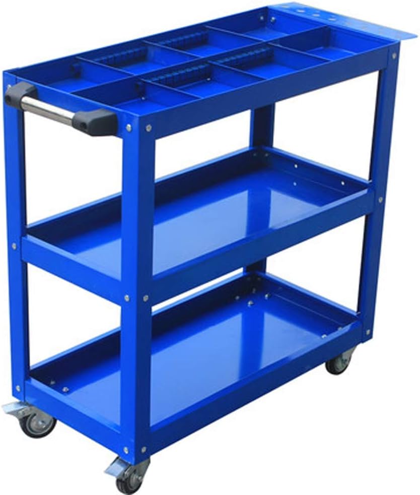 Service Carts Tool Threelayer Parts Cart Assembly Maintenance Turnover