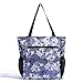 ESVAN Original Floral Water Resistant Large Tote Bag Shoulder Bag for Gym Beach Travel Daily Bags Upgraded