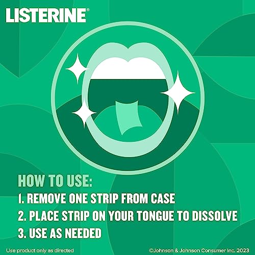 Listerine Freshburst Pocketpaks Breath Strips, Dissolving Freshener