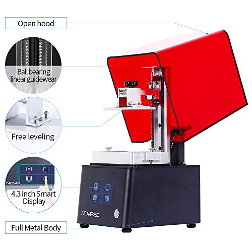 NOVA3D-BENE4-Mono-Impresora-3D-MSLA-con-WiFi-130x80x150mm-Impresora-de-Resina-3D-UV-LCD-Fotocurado-con-Pantalla-Monocroma-43-Pantalla-Tactil-Impresora-SLA-Rapido