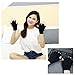 PRETTY SEE Moisturizing Gloves Gel Moisture Spa for Cracked Skin Care and Instant Soften Repair, Black