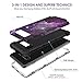 BENTOBEN Case for Galaxy S10+ Plus, 3 Layer Space Design Hybrid Hard PC Soft Rubber Bumper Heavy Duty Rugged Full Body Shockproof Protective Phone Cover for Samsung Galaxy S10 Plus, Purple Nebula