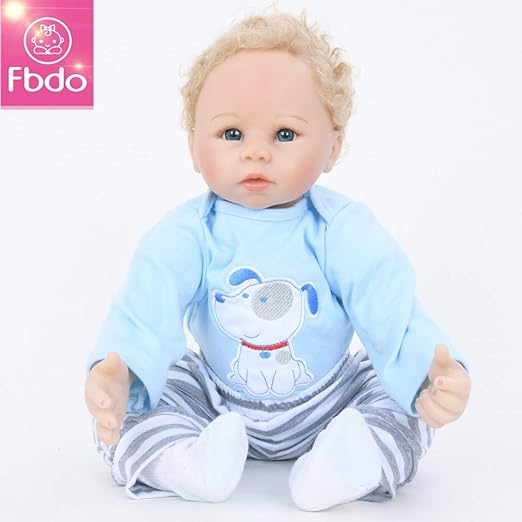 Amazon.com: Muñecas renacidas, Muñeca renacida de Fbdo, Muñeca de bebé de Lifelike, 21.7 in de silicona, bebé renacido Adorable Bebé Hermosa Muñeca de bebé: Home \u0026 Kitchen