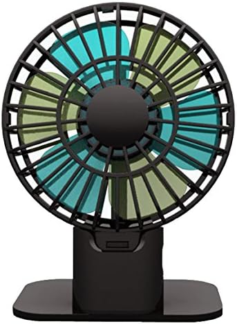 Bo Toys Mini USB Table Computer Desk Personal Fan Quiet Operation, Portable, Adjustable Speed (black)