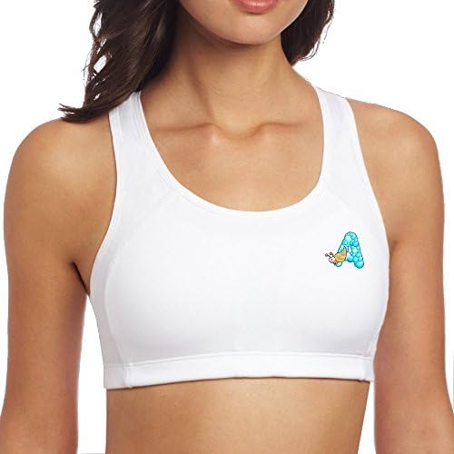 LINNA Fashion Women's Ocean Snail Alphabet A Yoga Underwear White Size L