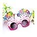 OULII Happy Birthday Glasses Birthday Party Glasses Novelty Glasses Cake Glasses Funny Costume Glasses Photo Booth Props