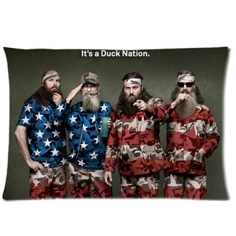 Custom Diy Design Duck Dynasty Series Pillow Case Standard Size